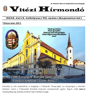 Vitzi Hrmond 2013 augusztus