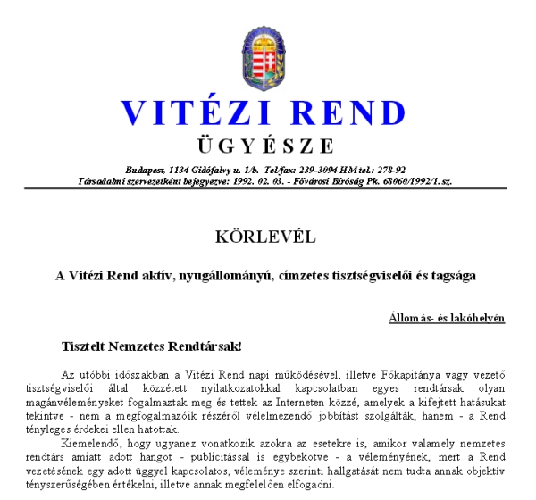 Rendi gysz krlevele